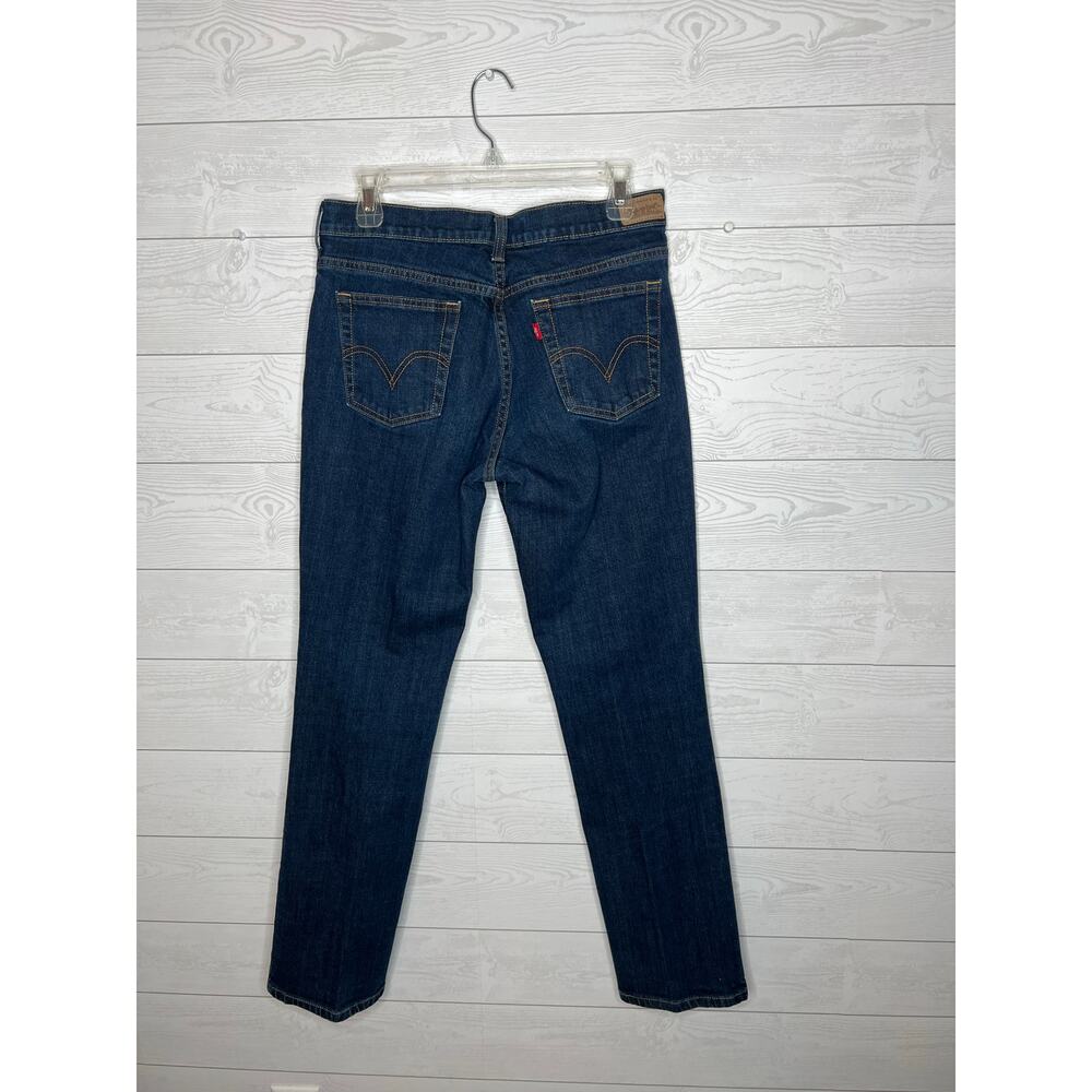 Levi's  505 straight leg dark wash women's jeans Size 8M - Picture 3 of 6